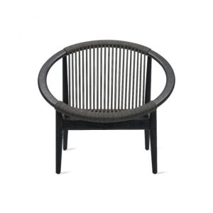 Vincent Sheppard - Frida lounge chair - brushed teal black/onyx ROBI Interior
