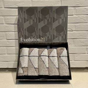 EVOLUTION 21 - Giftbox Set Van 5 Gastendoekjes 40x60cm ROBI Interior