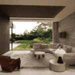 Interior of an exclusive villa in Knokke
