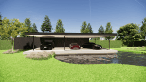 Interieurarchitect België inrichting limburg render garage outdoor