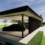 Interieurarchitect België inrichting limburg render garage outdoor