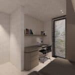 Interieurarchitect België inrichting limburg woning render bureau kantoor